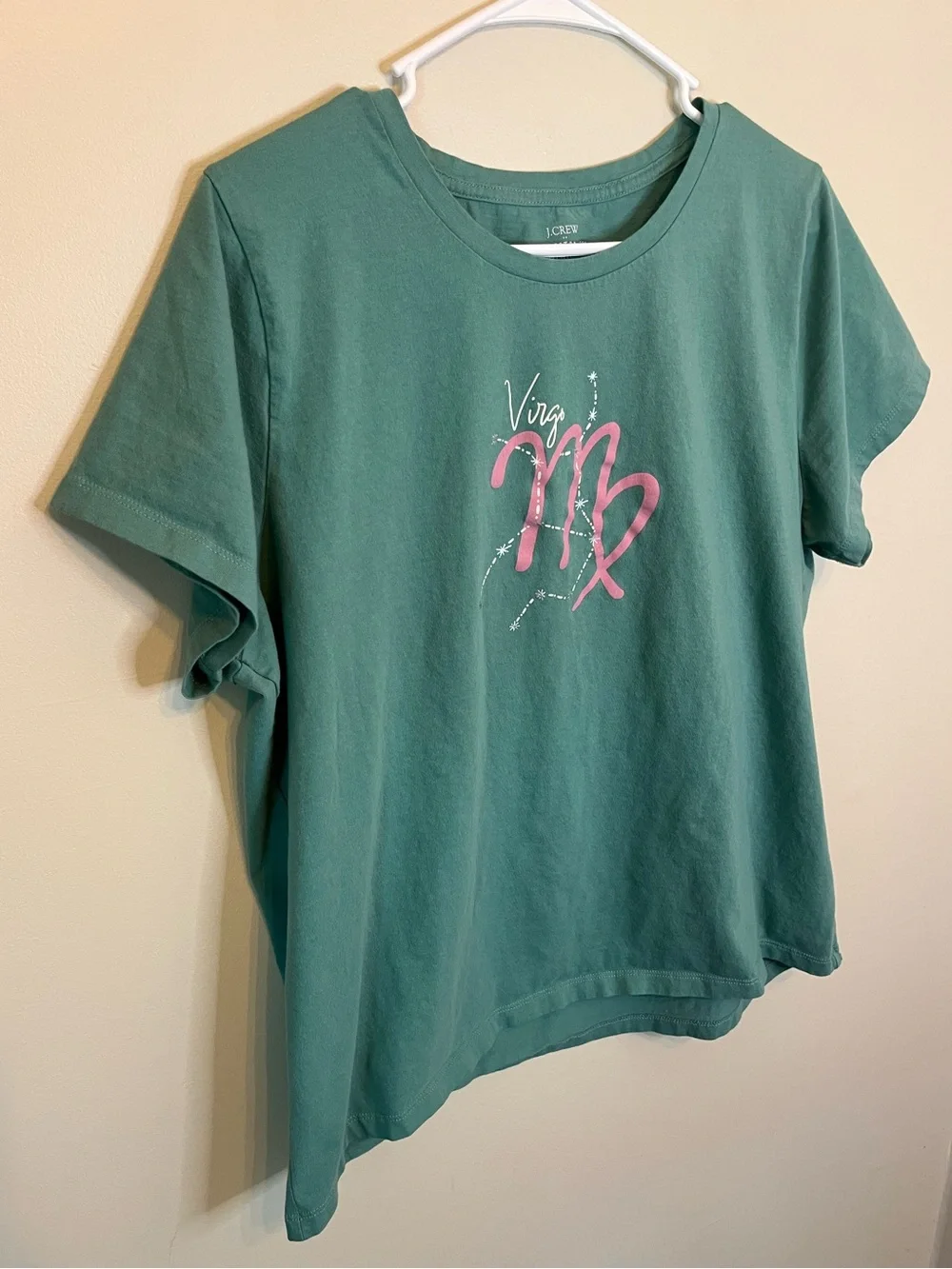 J. Crew Collector Tee Virgo Zodiac Astrology Short Sleeve Shirt Size XXL EUC